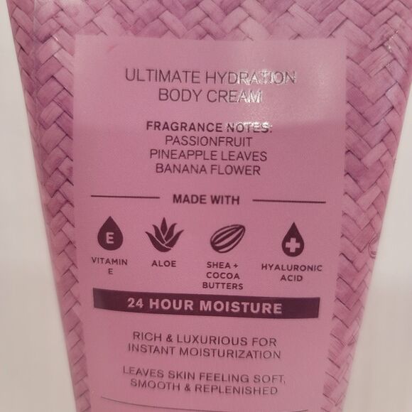 Bath and Body Works Bahamas Passionfruit & Banana Flower Body Cream NEW - Picture 2 of 3